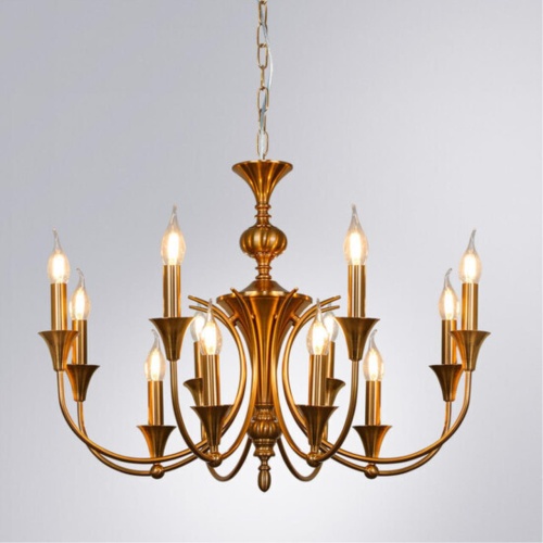 Подвесная люстра Arte lamp A4094LM-12PB СВЕТИЛЬНИК ПОДВЕСНОЙ