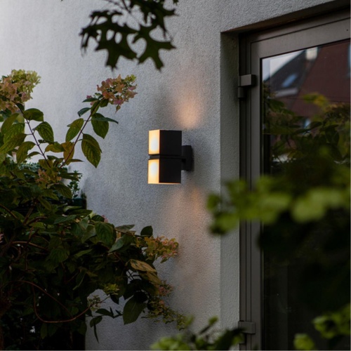 Уличный настенный светильник Arte lamp A5193AL-2BK УЛИЧНЫЙ СВЕТИЛЬНИК