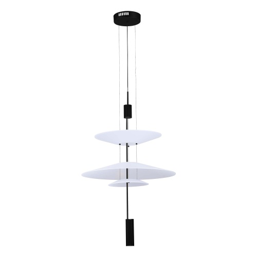 SL6101.413.01 Люстра подвесная ST-Luce Черный/Белый LED 1*15W 3000K ИСОЛА