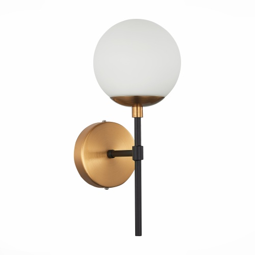 SL1203.401.01 Бра ST-Luce Бронза,Черный/Белый E27 1*40W ЛИМАНО