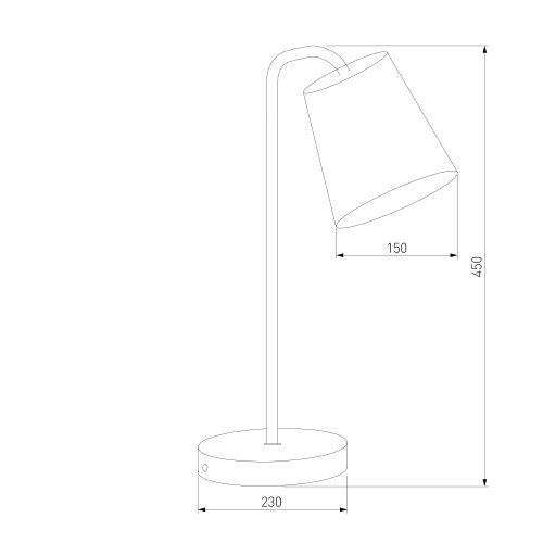 Настольный светильник Eurosvet 01134/1 белый