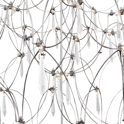 SL6601.103.114 Светильник подвесной ST-Luce Хром/Прозрачный LED 114*0,5W 3000K GRAVETTA