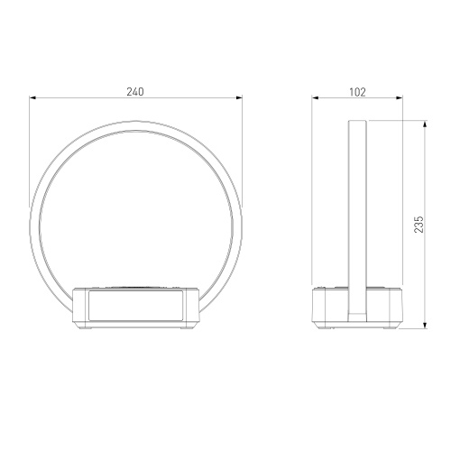 Настольный светильник Eurosvet 80505/1 белый