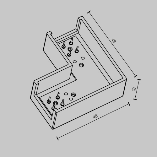 Комплектующие для систем освещения с токоведущими элементами Technical TRA160CL-11B