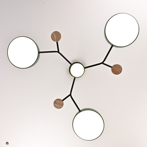 Люстра на штанге MEADE 4 lamps Green 207855-26