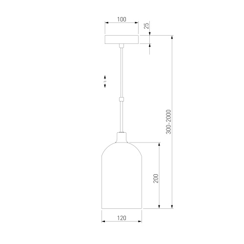  Eurosvet 50357/1/подвесной светильник/ латунь