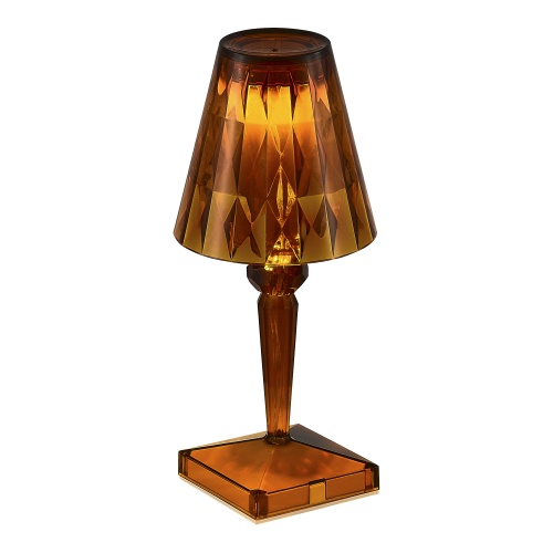 SL1010.724.01 Прикроватная лампа ST-Luce Оранжевый/Оранжевый LED 1*2W 3000K - 6000K SPARKLE