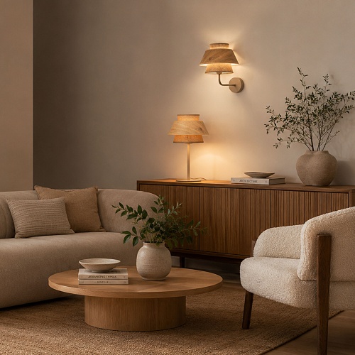Настенный светильник TK Lighting 11804 Kalum бежевый