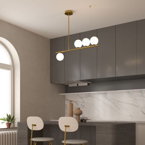 Подвесной светильник Eurosvet 70136/4 золото