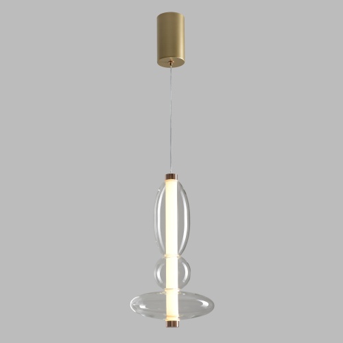 Светильник подвесной Crystal Lux QUASAR SP10W LED TRANSPARENT