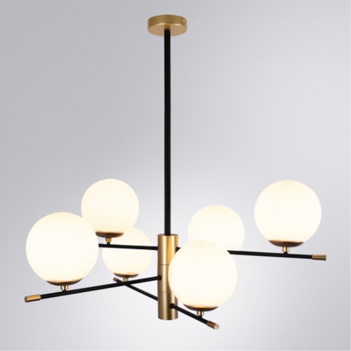 Люстра на штанге Arte lamp A2225LM-6BK СВЕТИЛЬНИК ПОДВЕСНОЙ