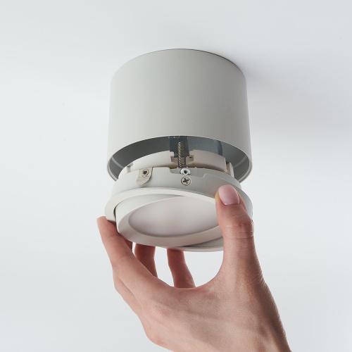 Светильник потолочный_F HL361 12W 230V GX53 белый