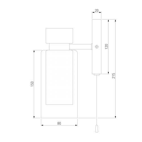 Настенный светильник Eurosvet 70115/1 белый