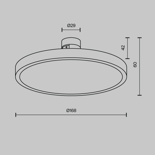 Трековый светильник Technical TR153-1-10W4K-B
