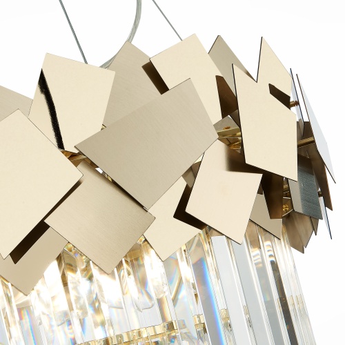 SL1232.203.06 Светильник подвесной ST-Luce Золотистый/Прозрачный, Золотистый E14 6*60W КАЗЕРТА