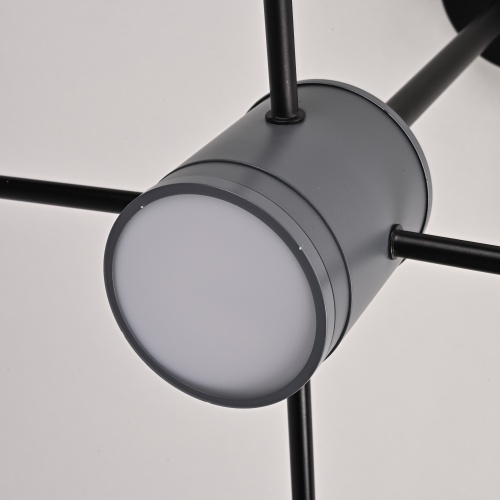 Люстра на штанге MEADE 5 lamps Grey 207857-26