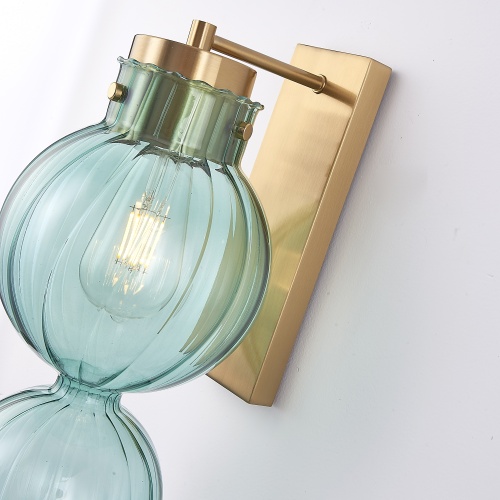 Бра Heathfield Lighting - Medina Wall Brass/Blue от Imperiumloft 177913-22