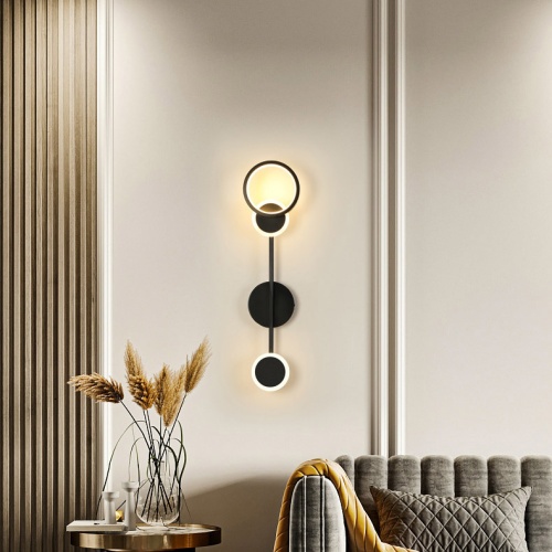 Настенный светильник ZINGY D Black 209017-23