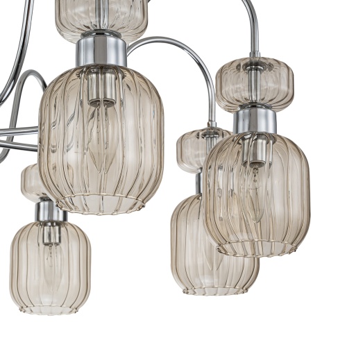 Светильник на штанге Escada 1141/8PL E14*60W Chrome/Beige