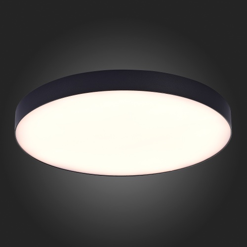 ST606.432.96 Светильник потолочный Черный LED 1*96W 3000K 8 640Lm Ra&gt;85 120° IP20 D600xH55 185-265V Накладные светильники