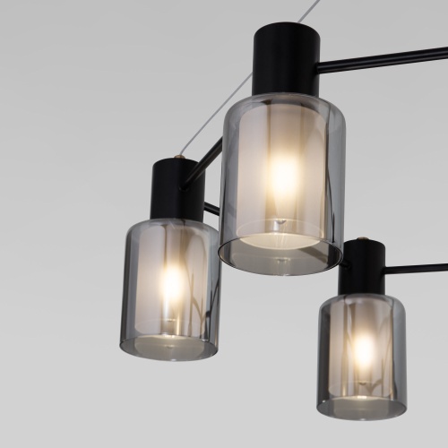 Подвесной светильник Eurosvet 70219/6 черный/античная бронза