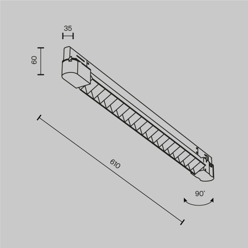 Трековый светильник Technical TR195-3-20W4K-M-B(N)