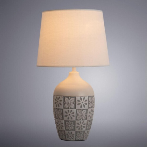 Интерьерная настольная лампа Arte lamp A4237LT-1GY СВЕТИЛЬНИК НАСТОЛЬНЫЙ