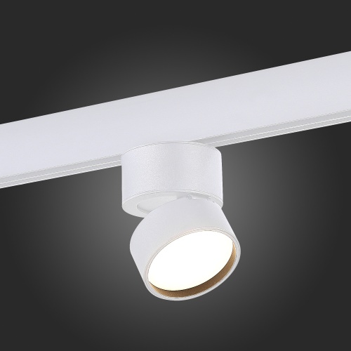 ST809.536.09 Магнитный трековый светильник Белый LED 1*9W 3000K 550Lm Ra&gt;90 120° IP20 D85xH126 48V SKYLINE 48
