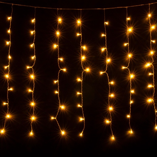 Гирлянда бытовая электрическая занавес Eurosvet 200-001 теплый белый