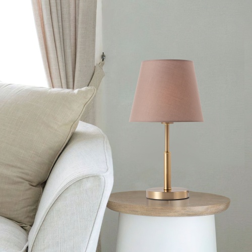  Eurosvet 01155/1/ настольный светильник/ латунь