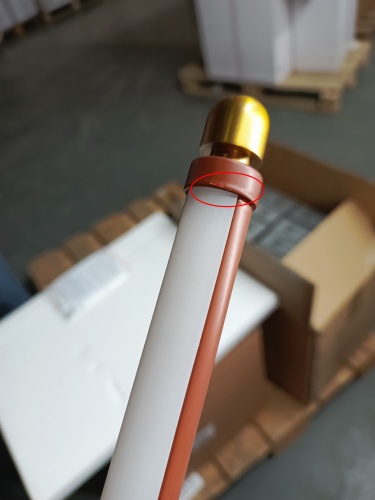 utsenka-SL6225.303.10 Светильник подвесной ST-Luce Латунь/Терракотовый, Белый LED 10*6,5W 3000K БРИК