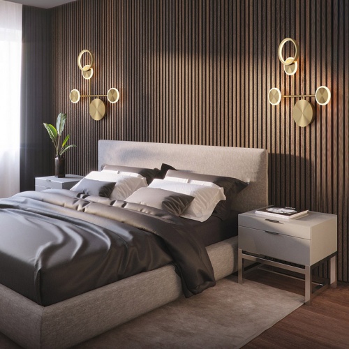 Настенный светильник ZINGY D Brass 209016-23