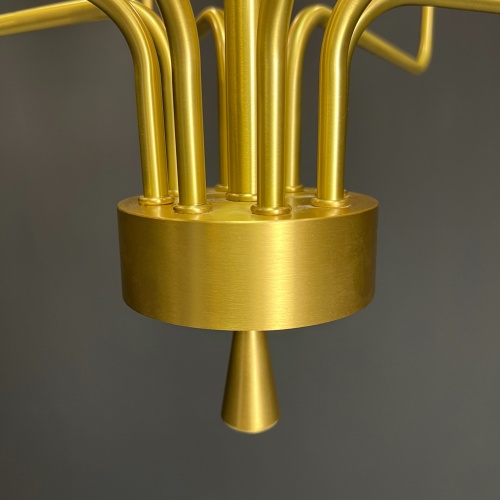 Подвесная дизайнерская люстра Viola 10 Синий 102199-26