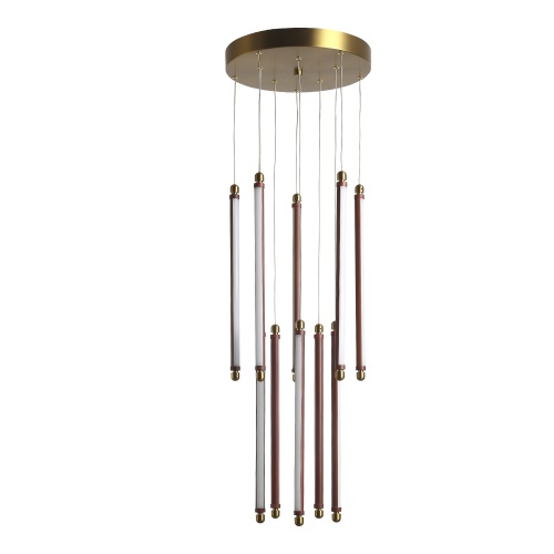 Уценка SL6225.303.10 Светильник подвесной ST-Luce Латунь/Терракотовый, Белый LED 10*6,5W 3000K BRICK