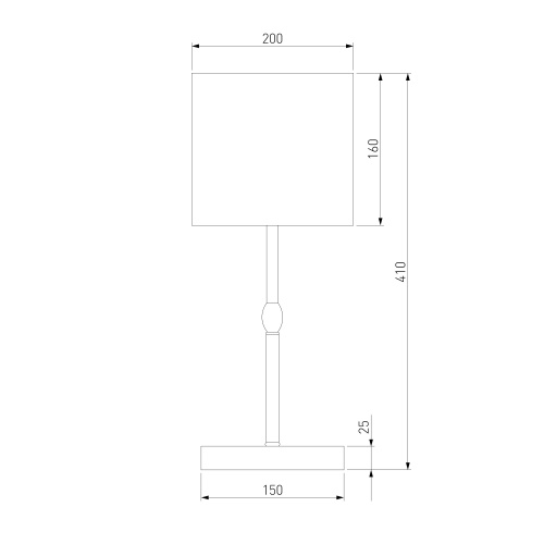  Eurosvet 01162/1/ настольный светильник/латунь