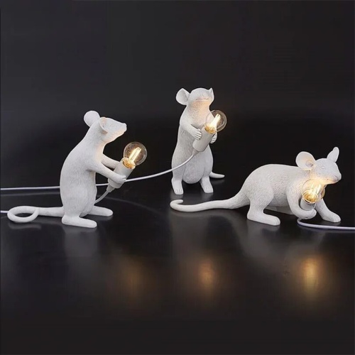 Настольная лампа Mouse Lying White 168481-22