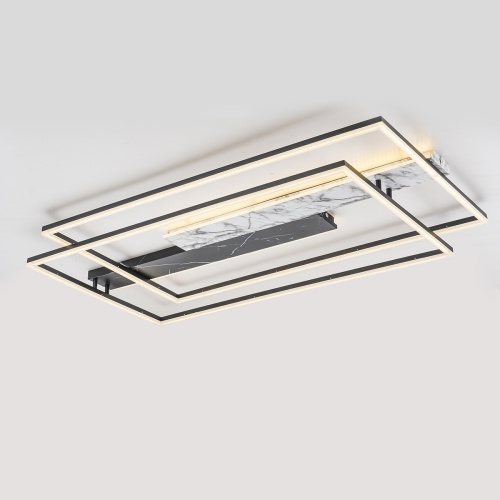 Потолочный светильник Escada 10250/2 LED*205W Black/White marble