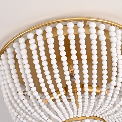 Люстра Jacqueline Clear Flush-Mount Brass от Imperiumloft 186173-22