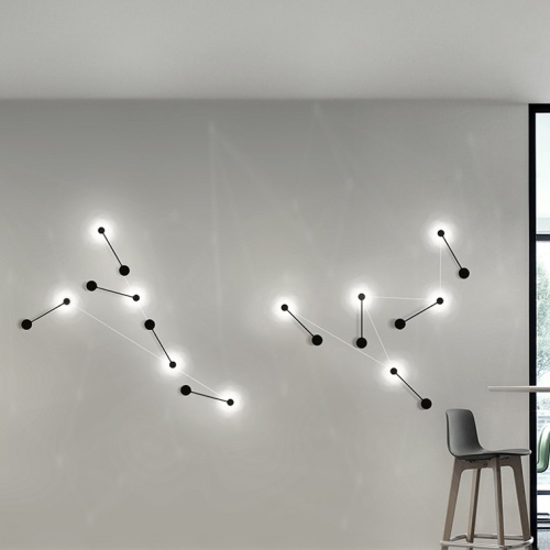 Бра Via Pin Wall L29,5 Black от Imperiumloft 101536-26