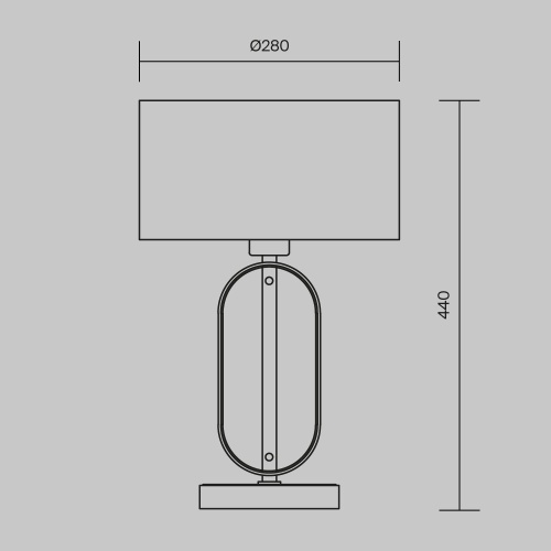 Настольный светильник Maytoni MOD099TL-01G