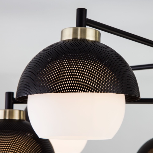 Потолочный светильник Eurosvet 70106/8 черный Smart