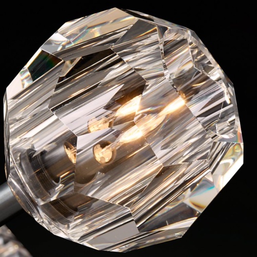 Люстра Boule De Cristal Linear Chandelier 6 Black от Imperiumloft 84807-22