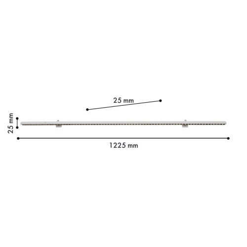 Бра Favourite 4592-1W, настенный светильник, D25xW1225xH25, LEDx20W, 1700LM, 4000K, included, switch