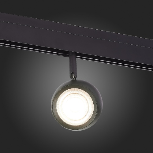 ST355.446.10 Магнитный трековый светильник Черный LED 1*10W 4000K 470Lm Ra&gt;80 36° IP20 L120xW50xH176 SKYLINE 48
