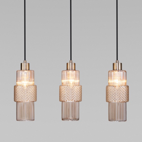 Подвесной светильник Eurosvet 50209/3 бронза