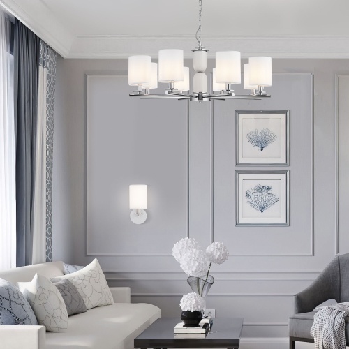 Потолочный светильник Eurosvet 60146/8 никель Smart