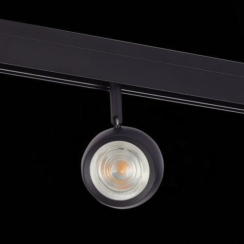ST355.446.10 Магнитный трековый светильник Черный LED 1*10W 4000K 470Lm Ra&gt;80 36° IP20 L120xW50xH176 SKYLINE 48