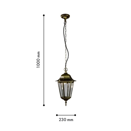 Уличный светильник Favourite 1808-1P, уличный светильник, W190*H890, 1xE27x100W, IP44, excluded