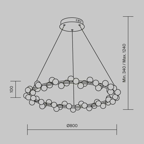 Подвесной светильник Maytoni MOD081PL-L60G3K