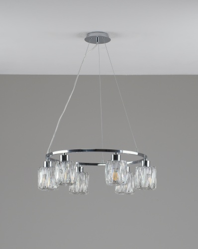 Люстра подвесная Moderli V11707-6P Prismique